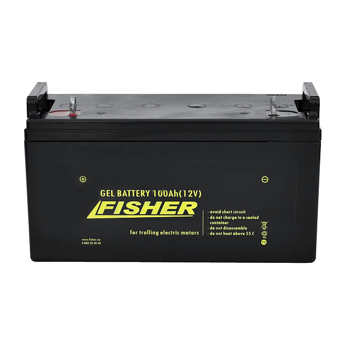 Гелевый Аккумулятор 100Ah Fisher 12V Дніпро - фото 1