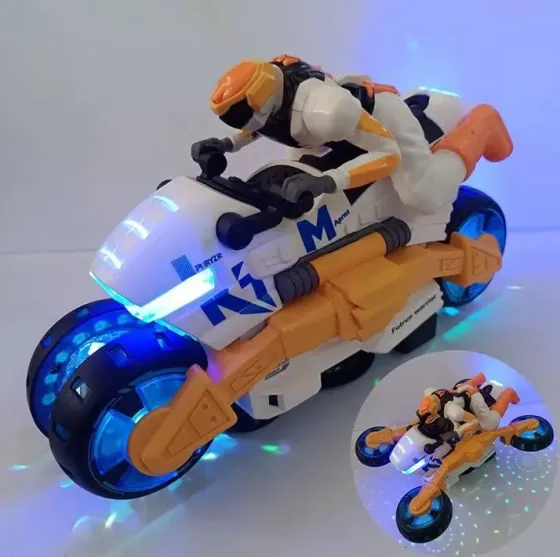 Интерактивная танцевальная игрушка Мотоцикл, Futrue LD-175A / Мотоцикл-трансформер со звуковыми эффектами Коломыя