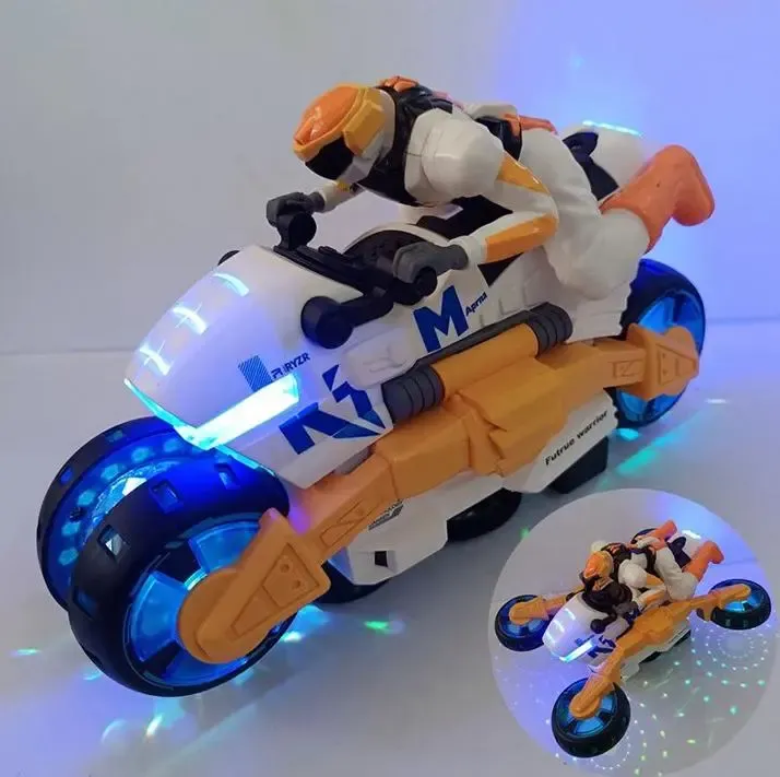 Интерактивная танцевальная игрушка Мотоцикл, Futrue LD-175A / Мотоцикл-трансформер со звуковыми эффектами Коломыя - изображение 2