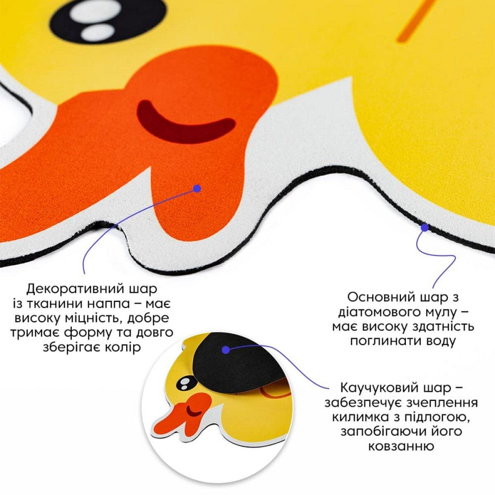 Вологопоглинаючий килимок 400х600х3мм Качечка SW-00002561 Київ - фото 8