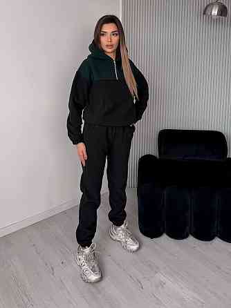 Женский теплый костюм двухцветный Одесса