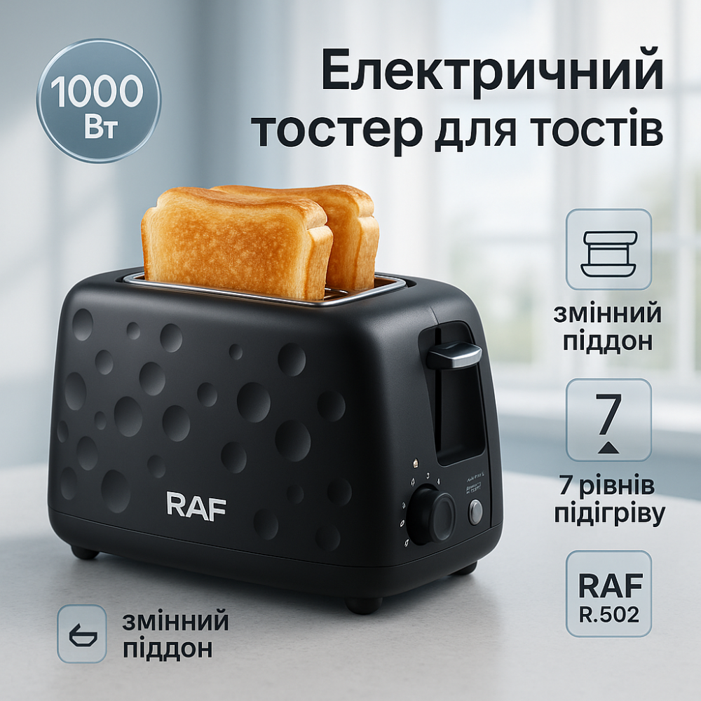 Домашній тостер з решіткою для підігріву, Тостер для бургерів з автоматичним відключенням EO-61 Львів - фото 19