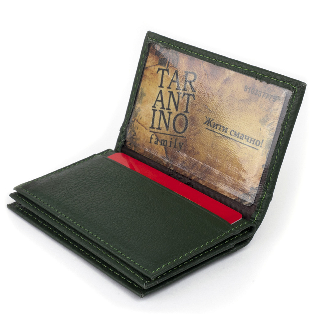 Візитниця-книжка ST Leather 19215 Зелена Київ - фото 3
