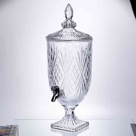 Лимонадниця Classic Crystal 5л із краном HP-19-297 глек диспенсер для напоїв прозорий Коломия