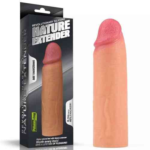 Насадка на член - Revolutionary Silicone Nature Extender Add 1