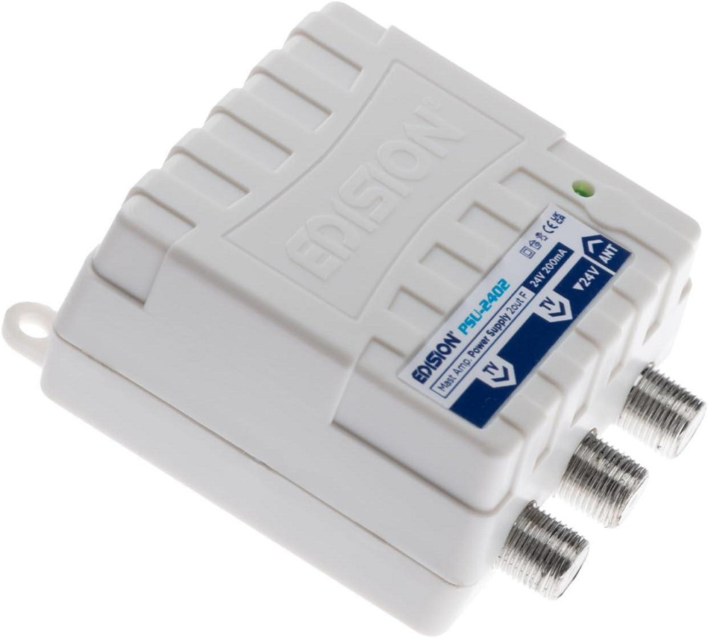 EDISION MAK-300 Mast усилитель антенны 2UHF+1VHF/FM 17–32 дБ 107 дБмВ 24В с фильтром 5G LTE и питанием 24В Киев - изображение 7