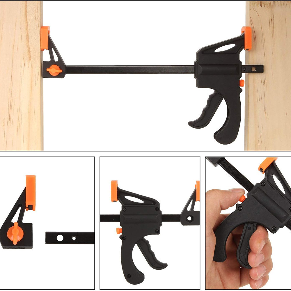 Швидкозатискна струбцина F-подібна,затискач до 103мм,1 шт. SBR Київ - фото 5