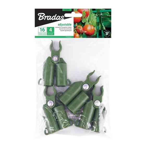 Соединитель угловой регулируемый для садовых опор 16мм, 4 шт, TYLS16/4 Киев