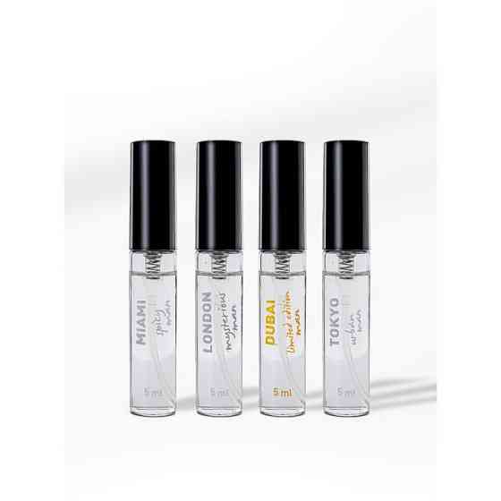 Набір парфумів для чоловіків з феромонами HOT LMTD Pheromone Perfume Мen, 4x5 мл Sex Aura Київ
