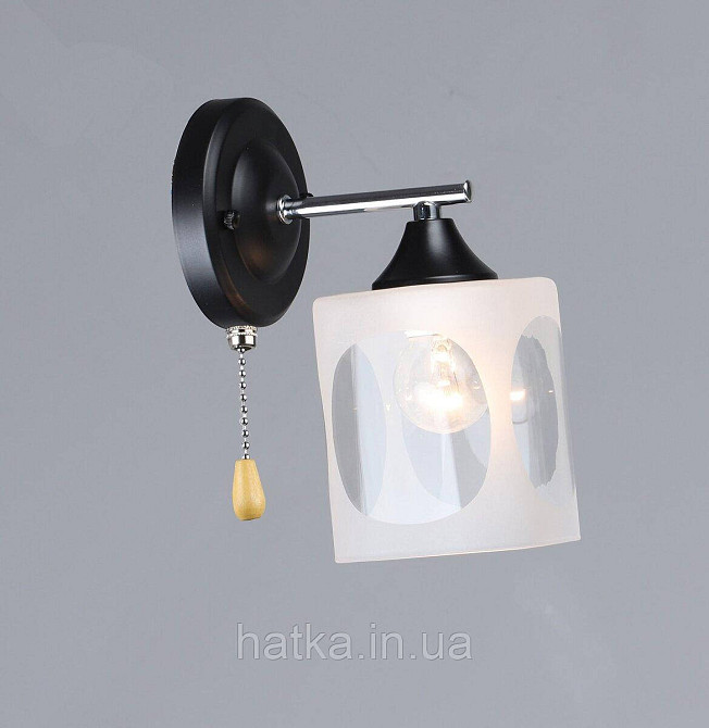 Бра настенное B K2284/1W CH+BK Киев - изображение 1