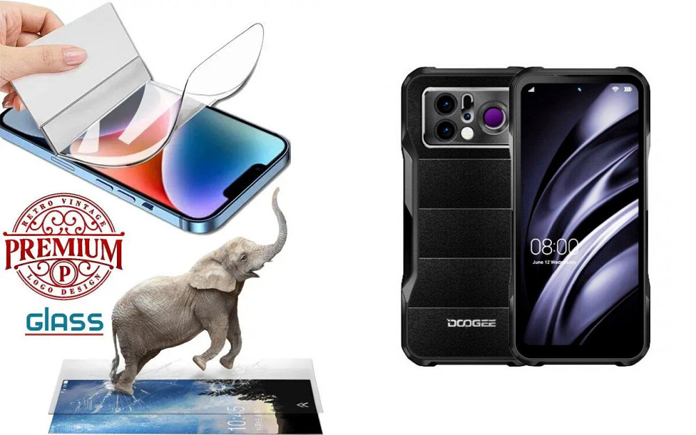 Полиуретановая пленка Doogee V20 Pro Ultra, Premium, толщина 0,2 мм Киев - изображение 1