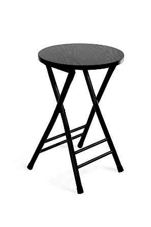 Табурет розкладний Чіп, венге/чорний Киев