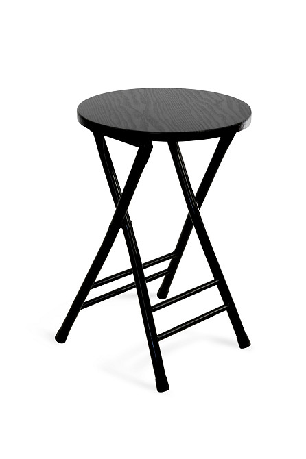 Табурет розкладний Чіп, венге/чорний Київ - фото 1