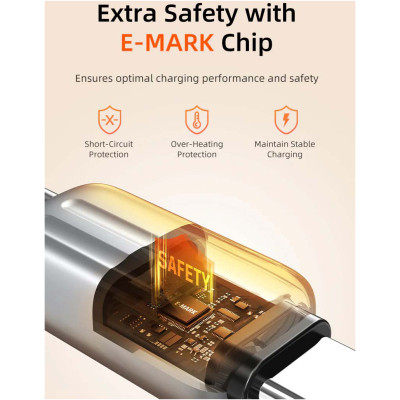 Дата кабель USB-C to USB-C 2.0m PD240W Cabletime (CA915736) Винница - изображение 2