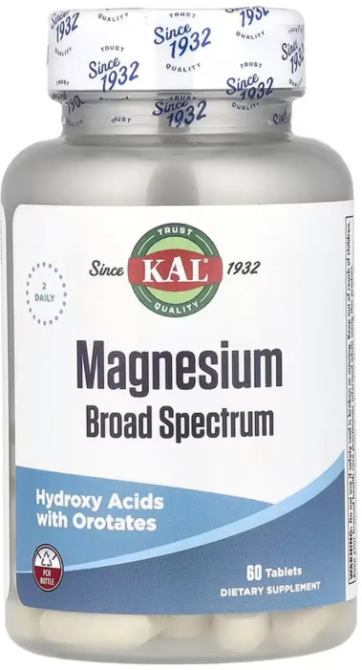 Магний комплекс KAL Magnesium Broad Spectrum 60 таб Киев - изображение 1