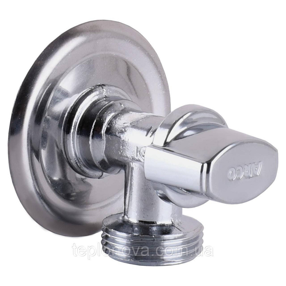 Кран шаровый угловой ARCO 1/2″х 3/4″ DEF728P  AntiLime Черновцы - изображение 2