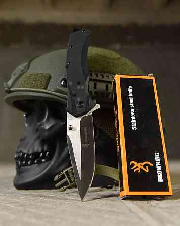 Ніж складань Browning black/silver ВТ4794 Одеса