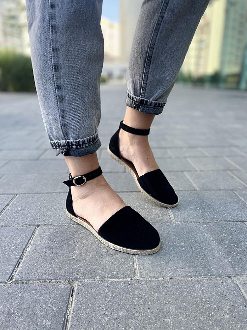 M.KRAFT Босоніжки жіночі M.KRAFT 0596 чорні (літо, замша натуральна) (3627) лише 36р.38р. Коломия - фото 3