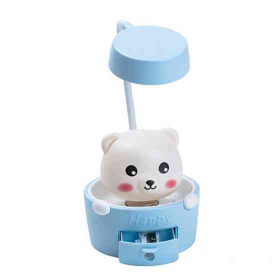 Детская настольная лампа высота 27 см светильник с точилкой для карандашей HP12268B Киев