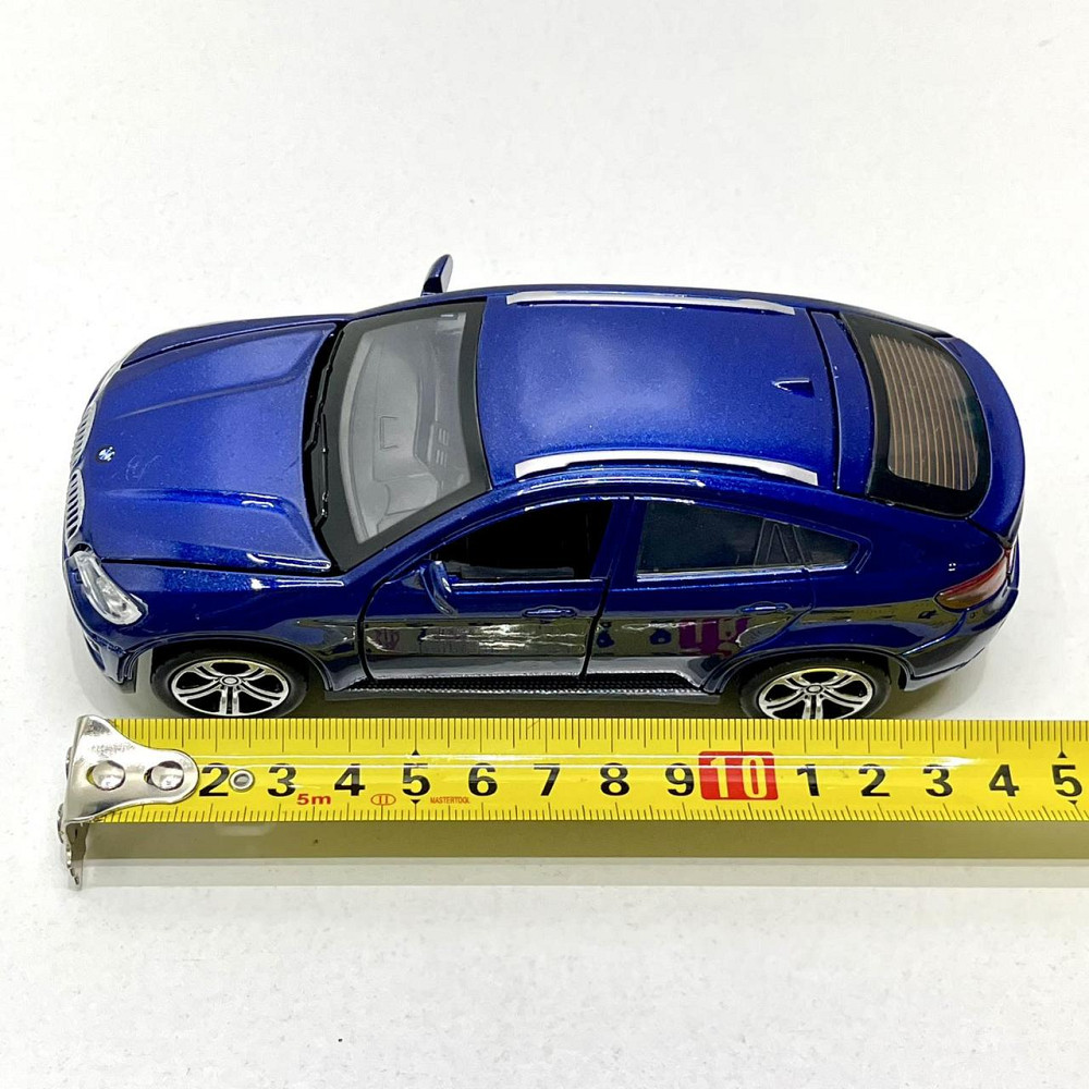 Машина джип Автосвіт BMW x6 металева інерційна 14см Синя (AP-1759) Чернігів - фото 2