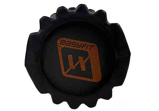 Масажний ролик EasyFit Solid Roller v.1.1s 33 см чорний Коломия