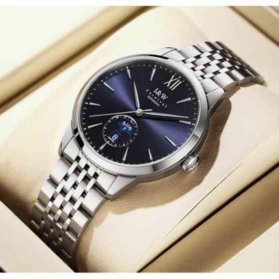 Годинник чоловічий механічний Carnival New York Сріблястий Київ