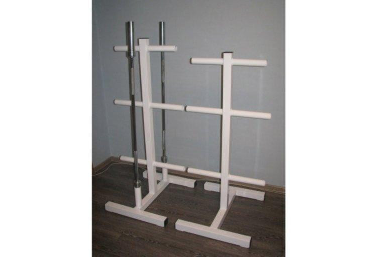 Стойка для блинов и грифов KZ2 Стойки для гантелей, грифов и дисков Киев - изображение 1