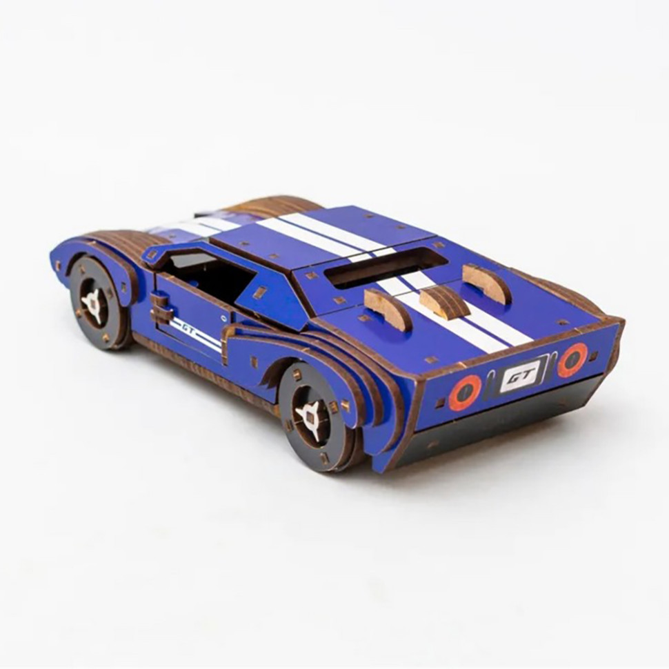 Деревянный 3D конструктор Fast car Gt Puz-26915, 164 детали Винница - изображение 3