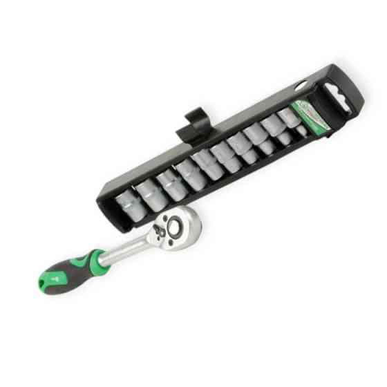 Набір головок 1/2" 12 шт, 8-19 мм з тріскачкою (планшет) Мукачево