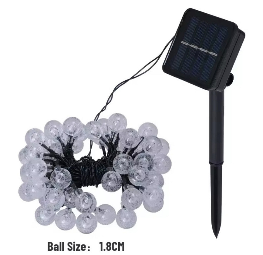 Вулична гірлянда на сонячній батареї з датчиком день/ніч 12 см 100 LED Смела - изображение 12
