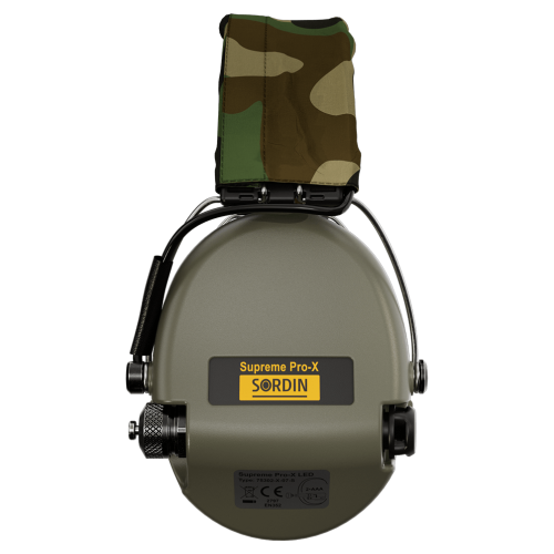 Навушники активні тактичні Sordin Supreme Pro X LED (ліхтар 2xAAA) Олива-камуфляж Вінниця - фото 3