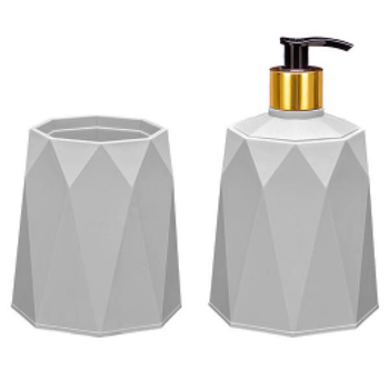 Набір аксесуарів для ванної кімнати Гео (2 предмети) (в асортименті) Харків