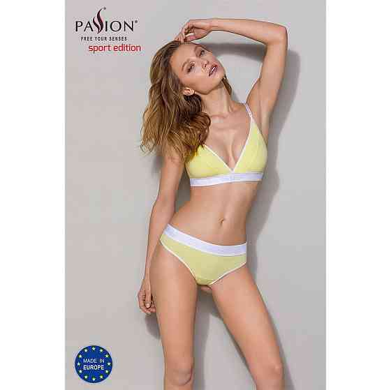 Спортивні трусики-стрінги Passion PS007 PANTIES S, yellow Sex Aura Київ