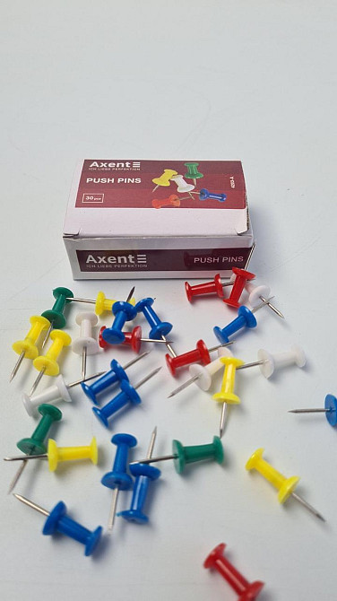 Кнопка "AXENT" силов,в карт кор 30шт (4203)  (1 пачка) Харків - фото 1