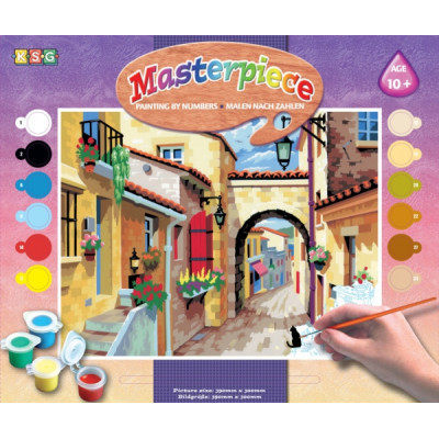 Набор для творчества Sequin Art AINTING BY NUMBERS SENIOR A Quiet Street (SA0129) Винница - изображение 1