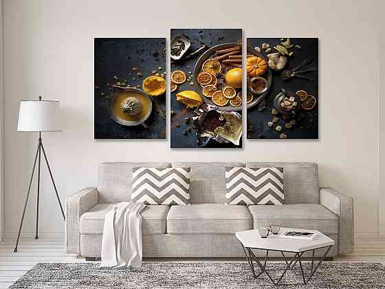 Модульная картина в гостиную / спальню Кориця  Art-665_3 70x130 см Киев