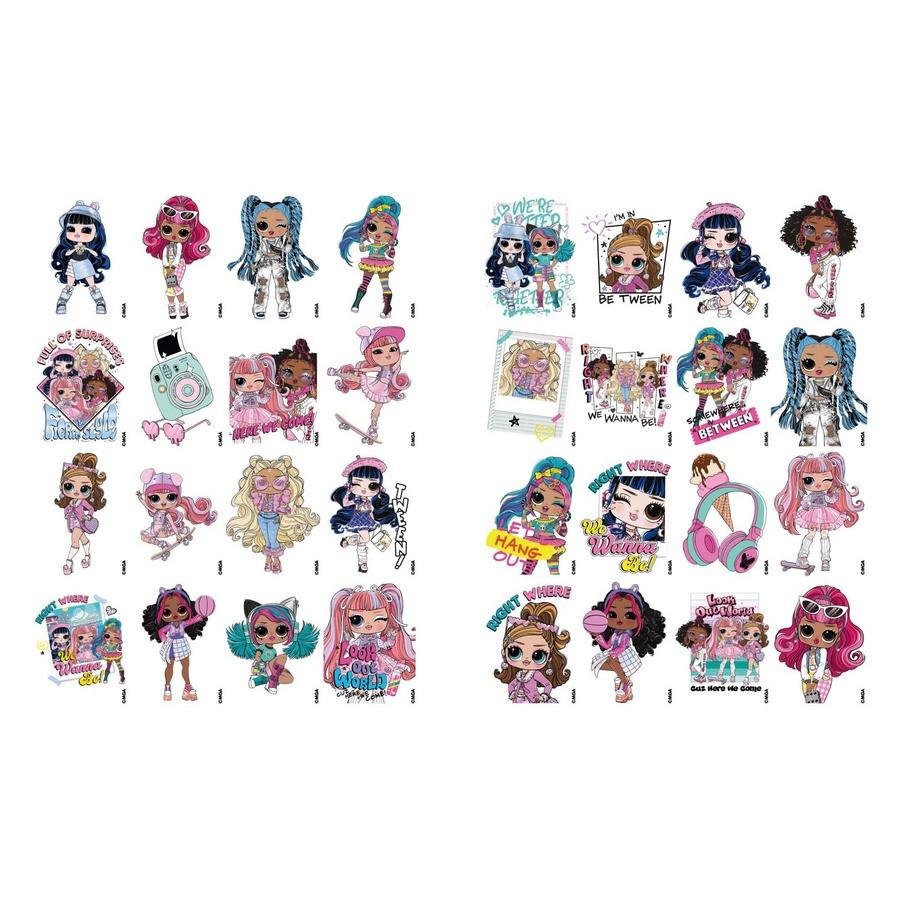 Раскраска со стикерами 