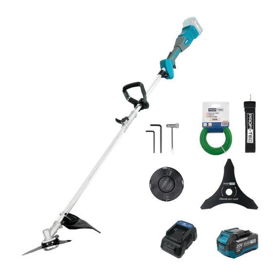 Потужна акумуляторна коса PROFI-TEC PGT9520 POWERLine : з АКБ 20V 4.0 Ah+ЗП (006990) Київ