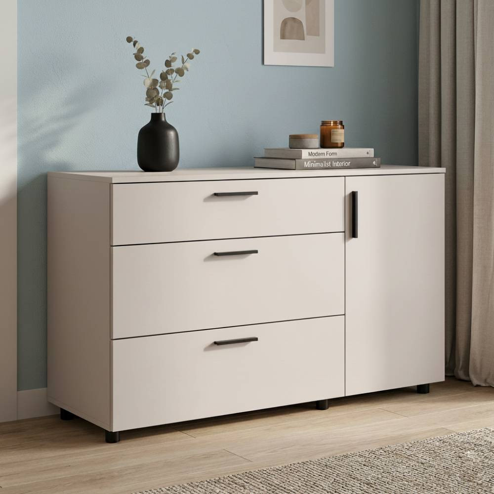 Комод Doros Торн Кашемир 3Ш/1Д 135х51.6х80 (DRS-012105) Львов - изображение 1