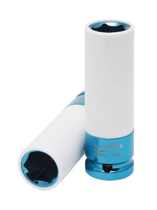 Головка глубокая для литых дисков с защитным кожухом 17мм, 1/2