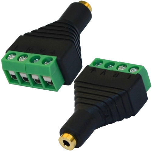 Гнездо 2,5мм 4-х контактный с клеммной колодкой (под винт) Полтава - изображение 1