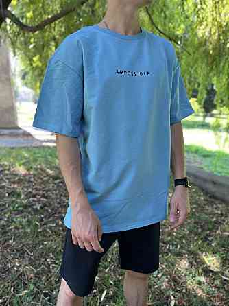 Літній костюм oversize unisex POSSIBLE (шорти + футболка) Чернівці