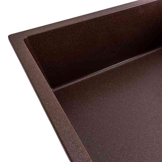 Гранітна мийка для кухні Platinum 8650 DIAMOND матова (мокко) Коломыя