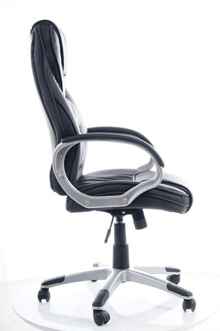 Крісло поворотне Q-031 чорне Київ - фото 8