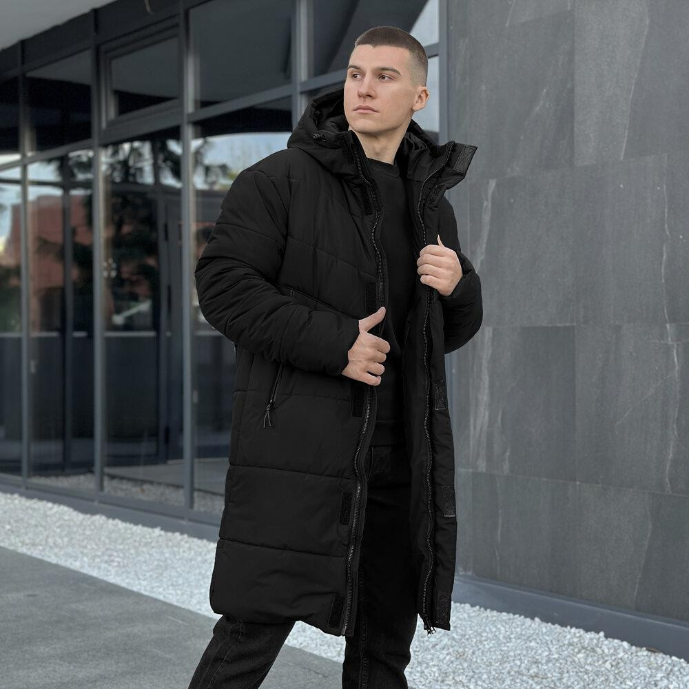 Мужская зимняя куртка черная Pobedov Legas Киев - изображение 2