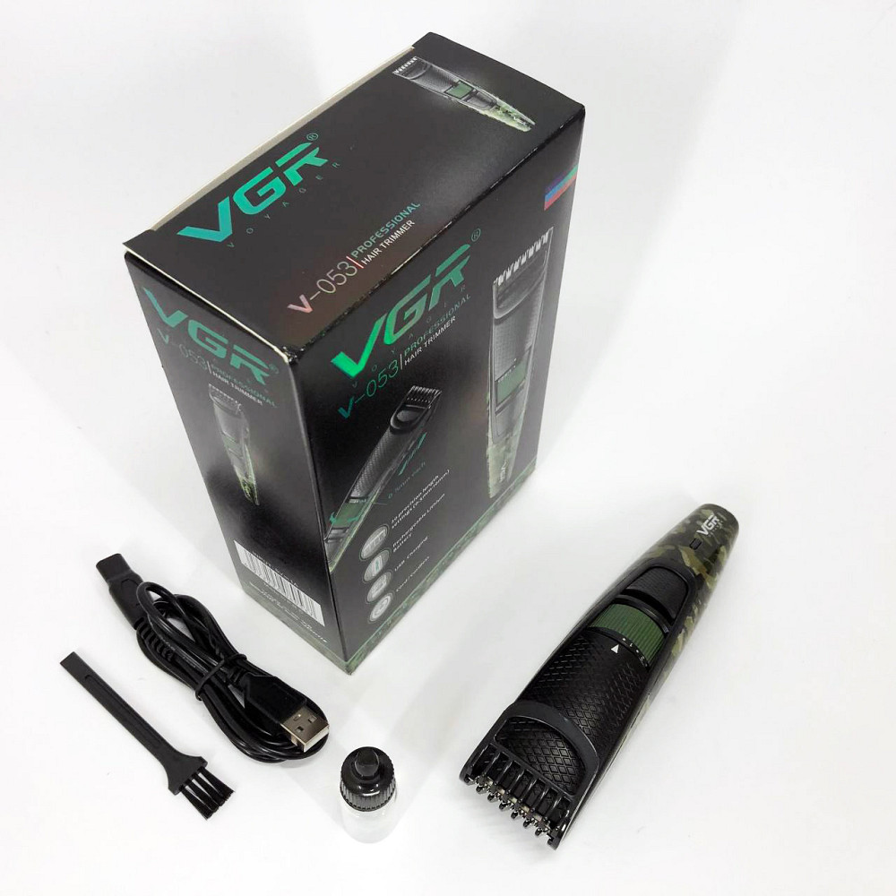 Машинка для стрижки посіченого волосся VGR-053, Машинка для стрижки волосся бездротова RT-69 Львів - фото 2