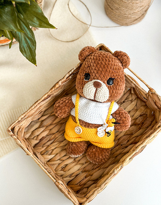 Мышка в одежде, Мастер-класс по вязанию игрушки амигурумы (уровень средний) pdf файл Киев - изображение 2