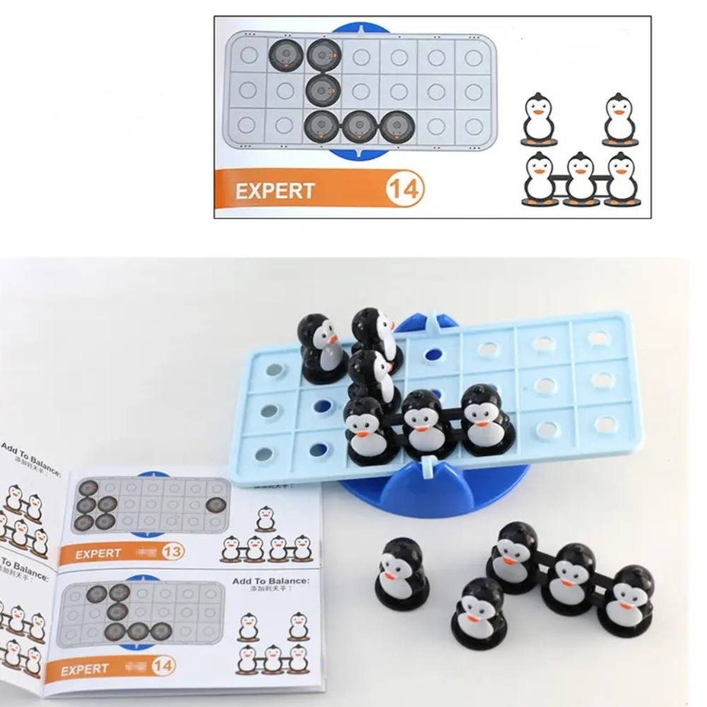 Гра настільна "Пінгвіни" дитяча розважальна гра балансир, на логіку мислення і дрібну моторику рук Кам'янець-Подільський - фото 9