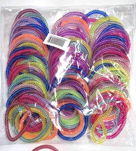 Гумки пружинки для волосся мікс 100 шт. Київ - фото 1