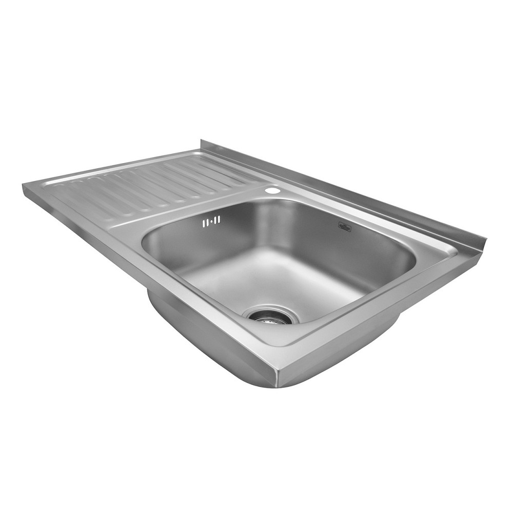 Накладная кухонная мойка Kroner KRP Satin - 5080R (0.8 мм) Киев - изображение 3